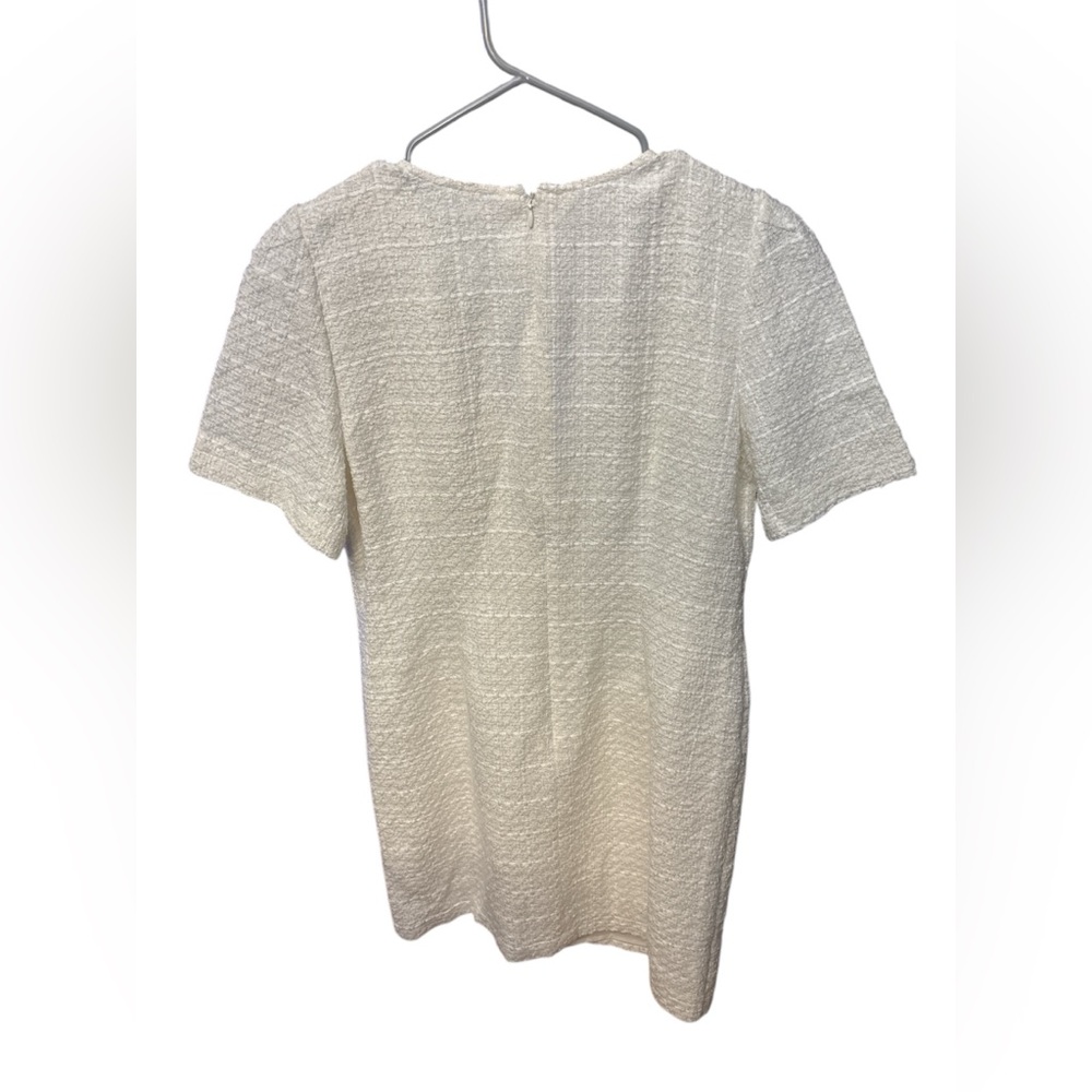 NWT Loft Tweed Short Sleeve Mini Dress Size 6 - Picture 2 of 10